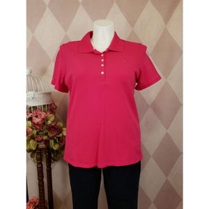 Izod | Pink Button Top